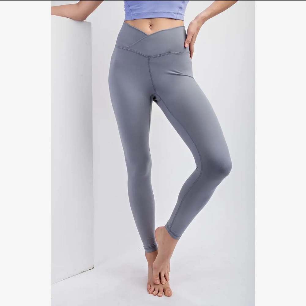 grey nwt leggings by Rae Mode 1x 6151pl